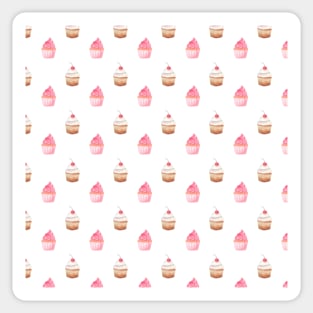 cupcake pattern Sticker